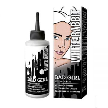 Baza PROFESIONALA pentru mixare vopsea semi-permanenta- Bad Gril - White Rabbit / Iepure Alb 150ml