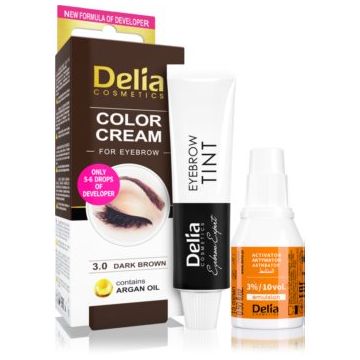 Delia Cosmetics Argan Oil culoare pentru sprancene