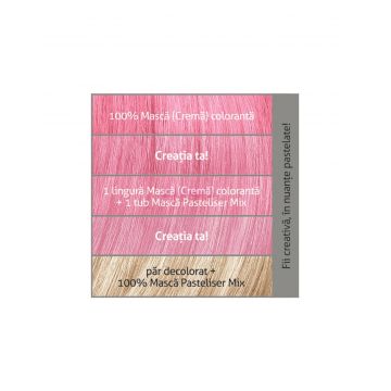 LONCOLOR GO CRAZY MASCA CREMA COLORANTA SEMIPERMANENTA PENTRU PAR P6 GoPINK!