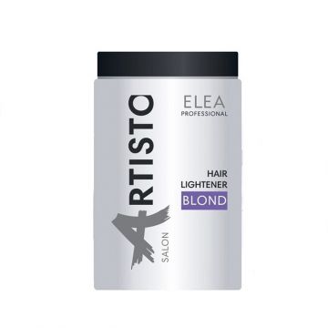 Pudra pentru decolorarea parului Elea Professional Artisto Blond, borcan cu 2 plicuri cate 250 g