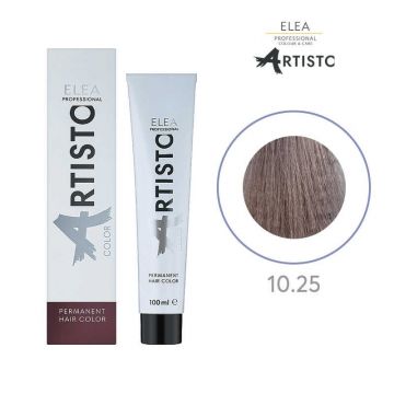 Vopsea permanenta pentru par Elea Professional Artisto Color, 10/25 Blond deschis violet mahon, 100 ml