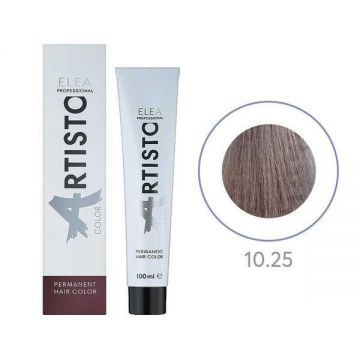 Vopsea permanenta pentru par Elea Professional Artisto Color, 10/25 Blond deschis violet mahon, 100 ml