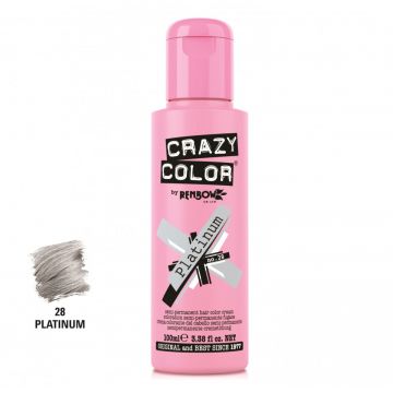 Crazy Color Vopsea semipermanenta 28 Platinum 100ml