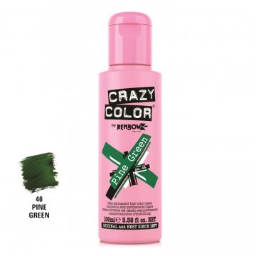 Crazy Color Vopsea semipermanenta 46 Pine Green 100ml