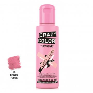 Crazy Color Vopsea semipermanenta 65 Candy Floss 100ml