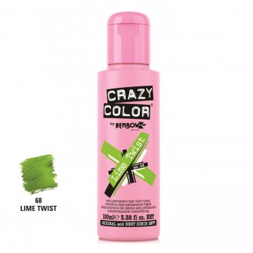 Crazy Color Vopsea semipermanenta 68 Lime Twist 100ml