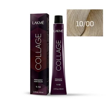 Lakme Collage Vopsea de par permanenta 10/00 blond platinat 60ml