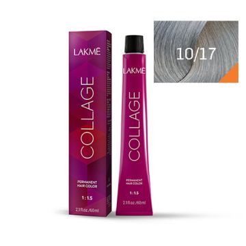 Lakme Collage Vopsea de par permanenta 10/17 blond platinat cenusiu rece 60ml