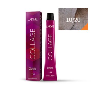 Lakme Collage Vopsea de par permanenta 10/20 blond platinat violet 60ml