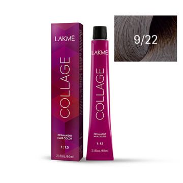 Lakme Collage Vopsea de par permanenta 9/22 blond foarte deschis violet 60ml