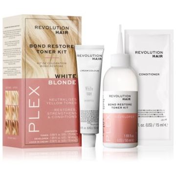 Revolution Haircare Plex Bond Restore Kit set pentru a evidentia culoarea parului