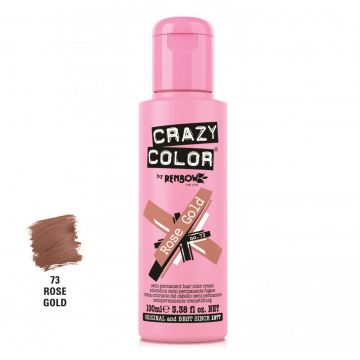 Crazy Color Vopsea semipermanenta 73 Rose Gold 100ml