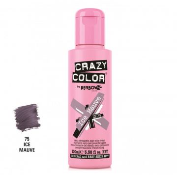 Crazy Color Vopsea semipermanenta 75 Ice Mauve 100ml