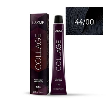 Lakme Collage Vopsea de par permanenta 44/00 saten mediu intens 60ml