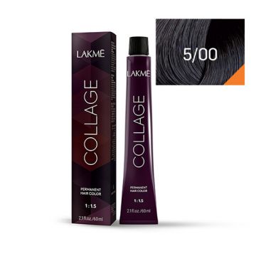 Lakme Collage Vopsea de par permanenta 5/00 saten deschis 60ml