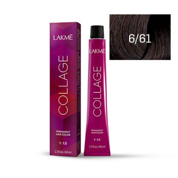 Lakme Collage Vopsea de par permanenta 6/60 blond inchis castaniu 60ml