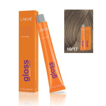 Lakme Gloss Vopsea de par demipermanenta fara amoniac blond platinat cenusiu rece 10/17 60ml