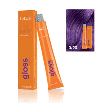 Lakme Gloss Vopsea de par demipermanenta fara amoniac violet 0/20 60ml