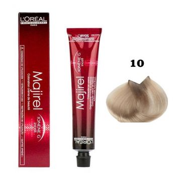 Vopsea Permanenta - L'Oreal Professionnel Majirel Ionene G Incell nr. 10 blond foarte foarte deschis