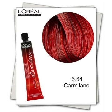 Vopsea Permanenta - L'Oreal Professionnel Majirouge Carmilane 6.64 C