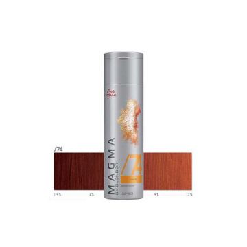 Wella Professionals Pudra nuantatoare pentru suvite Magma by Blondor /74 Brown Red 120g