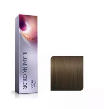 Wella Professionals Vopsea de par permanenta Illumina Color 5/02 castaniu deschis mat natural 60ml