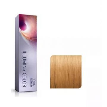 Wella Professionals Vopsea de par permanenta Illumina Color 8/37 blond deschis auriu castaniu 60ml