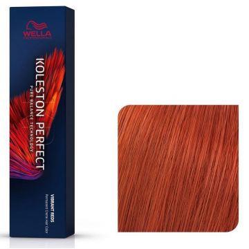 Wella Professionals Vopsea de par permanenta Koleston Perfect 77/43 blond mediu intens rosu auriu 60ml