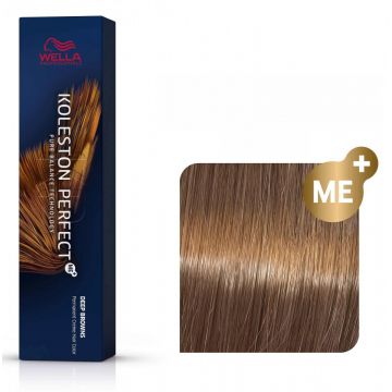 Wella Professionals Vopsea de par permanenta Koleston Perfect 8/74 blond deschis castaniu aramiu 60ml