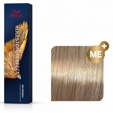 Wella Professionals Vopsea de par permanenta Koleston Perfect 9/81 blond deschis perlat cenusiu 60ml