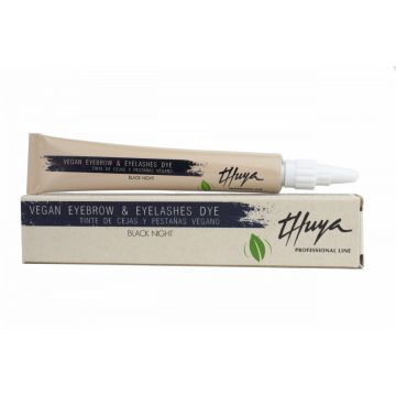 Thuya Vegan Line - Vopsea negru albastrui pentru gene&sprancene Black Night 14ml