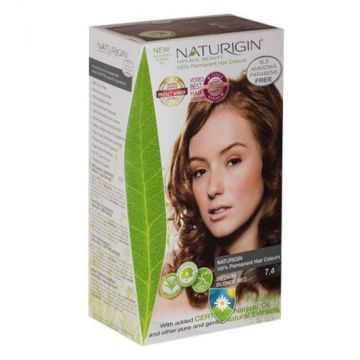 Vopsea de par Blond mediu roscat 7.4