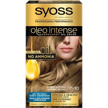 Vopsea de par, Syoss Oleo Intense, nuanta 7-10 Blond Natural, 115 ml