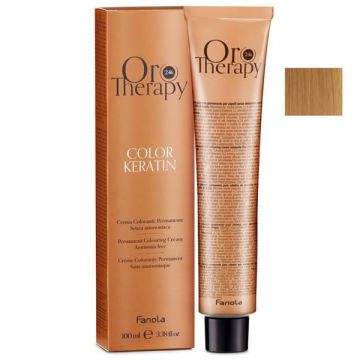 Vopsea Demi-permanenta Fanola Oro Therapy Color Keratin 9.3 Blond Foarte Deschis Auriu, 100ml