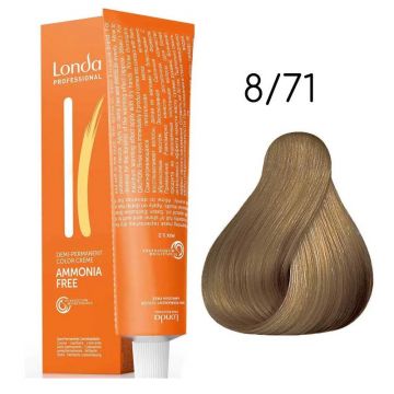 Vopsea demi permanenta Londa Professional Londacolor 8/71, 60 ml