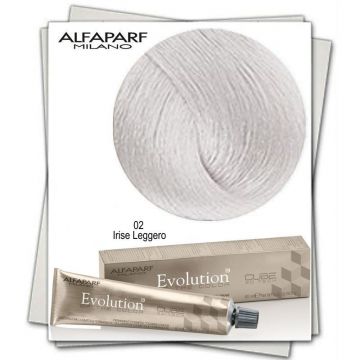 Alfaparf Milano Evolution of the Color Vopsea Permanenta (Concentratie: Vopsea permanenta, Gramaj: 60 ml, Culoare vopsea: 02 Irise Leggero)