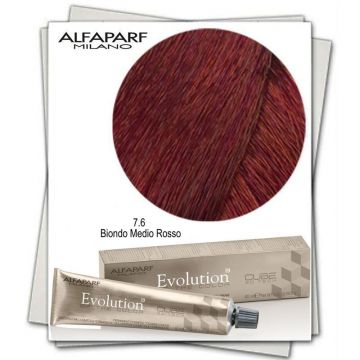 Alfaparf Milano Evolution of the Color Vopsea Permanenta (Concentratie: Vopsea permanenta, Gramaj: 60 ml, Culoare vopsea: 7.6 Biondo Medio Rosso)