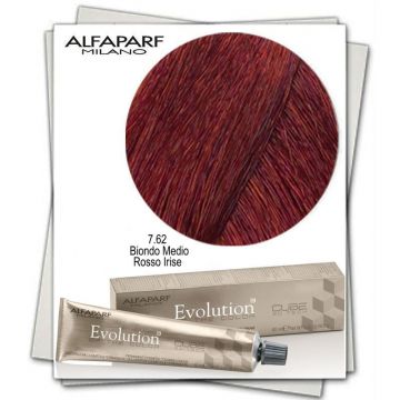 Alfaparf Milano Evolution of the Color Vopsea Permanenta (Concentratie: Vopsea permanenta, Gramaj: 60 ml, Culoare vopsea: 7.62 Biondo Medio Rosso Irise)