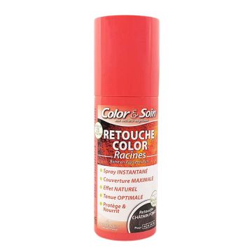 Spray pentru retusarea culorii radacinilor COLOR & SOIN (Gramaj: 75 ml, Culoare produse: Negru)