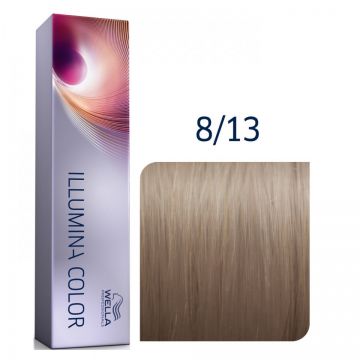 Vopsea de par permanenta Wella Professionals Illumina Color 8/13