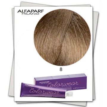 Vopsea Fara Amoniac Alfaparf Milano Color Wear (Concentratie: Vopsea permanenta, Gramaj: 60 ml, Culoare vopsea: 8 Biondo Chiaro)