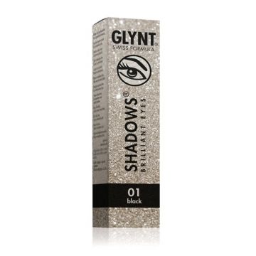 Vopsea pentru gene si sprancene Briliant Eyes Glynt, 01 Negru, 15 ml