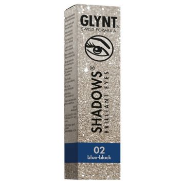 Vopsea pentru gene si sprancene Briliant Eyes Glynt, 02 Negru-albastru, 15 ml