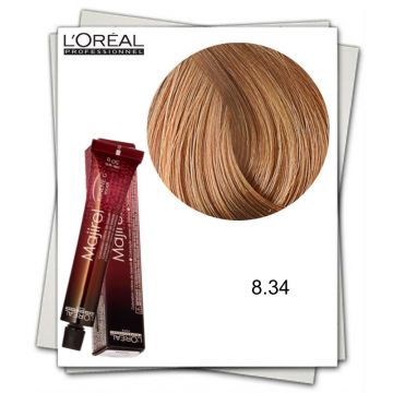 Vopsea Permanenta - L'Oreal Professionnel Majirel Ionene G Incell 8.34 blond deschis auriu aramiu